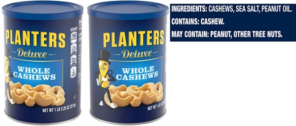 Purchase Planters Deluxe Whole Cashews, 18.25 Ounce Canister on Amazon.com