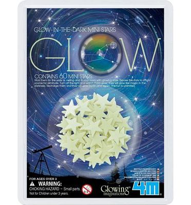 Purchase 4M Glow-In-The-Dark Mini Stars - Pack of 60 at Amazon.com