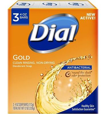 Purchase Dial Antibacterial Deodorant Bar Soap, Gold, 4 Ounce, 3 Bars at Amazon.com