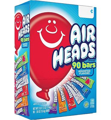 Purchase Airheads Bars, Chewy Fruit Taffy Candy, Variety Pack, Back to School for Kids, Non Melting, Party 90 Count at Amazon.com