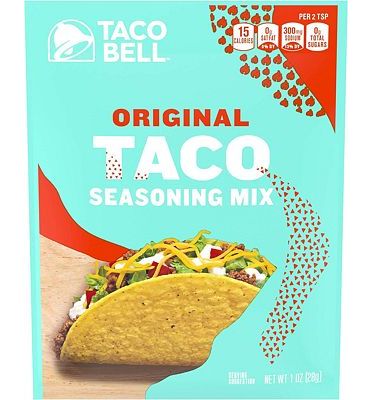 Purchase Taco Bell Original Taco Seasoning Mix (1 oz Packet) at Amazon.com