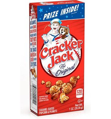 Purchase Cracker Jack Original Caramel Coated Popcorn & Peanuts, 1 Ounce Boxes (Pack of 25) at Amazon.com
