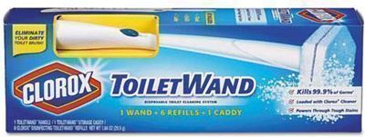Purchase Clorox ToiletWand Disposable Toilet Cleaning System - ToiletWand, Storage Caddy and 6 Disinfecting ToiletWand Refill Heads at Amazon.com