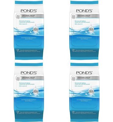 Purchase Pond's Makeup Remover Wipes, Original Fresh, 28 ct, Pack of 4 at Amazon.com