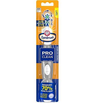 Purchase Arm & Hammer Spinbrush Pro Series Daily Clean Battery Toothbrush, Soft at Amazon.com