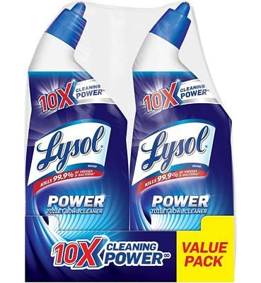 Purchase Lysol Power Toilet Bowl Cleaner, 48oz (2X24oz), 10X Cleaning Power at Amazon.com