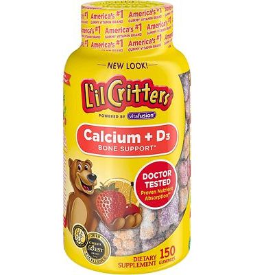 Purchase L'il Critters Kids Calcium Gummy Bears with Vitamin D3 Supplement, 150 Ct Gummies at Amazon.com
