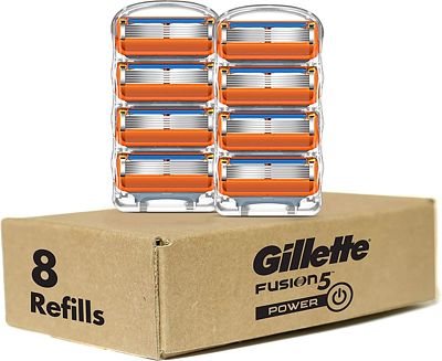 Purchase Gillette Fusion Power Men's Razor Blades, 8 Blade Refills at Amazon.com