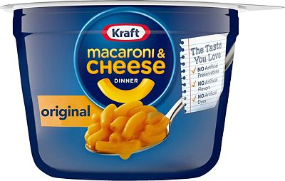 Purchase Kraft Easy Mac Original Flavor Mac & Cheese Dinner (2.05 oz Cups, Pack of 10) at Amazon.com