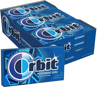 Purchase Orbit Gum Wrigley's, Peppermint, 14 Count, (Pack of 12) at Amazon.com