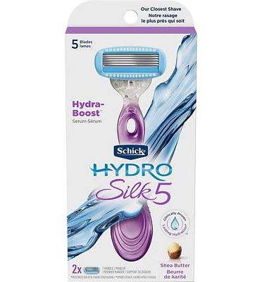 Purchase Schick Hydro Silk Razor for Women, Includes 1 Razor Handle and 2 Moisturizing Razor Blade Refills at Amazon.com