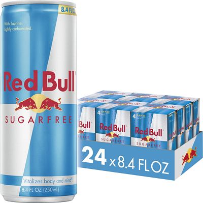 Purchase Red Bull Energy Drink Sugar Free 24 Pack of 8.4 Fl Oz, Sugarfree (6 Pack of 4) at Amazon.com