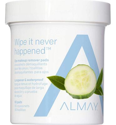 Purchase Almay Longwear & Waterproof Eye Makeup Remover Pads, Hypoallergenic, Free from Fragrance, 80 Pads at Amazon.com