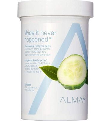 Purchase Almay Longwear & Waterproof Eye Makeup Remover Pads, Hypoallergenic, Free from Fragrance, 120 Pads at Amazon.com