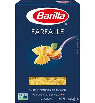 Purchase Barilla Pasta, Farfalle, 16 Ounce (Pack of 12) at Amazon.com