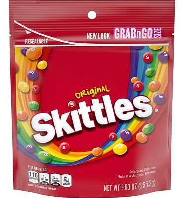 Purchase Skittles Original Candy, 9 ounce bag at Amazon.com