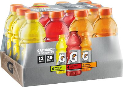 Purchase Gatorade Original Thirst Quencher Variety Pack, 20 Ounce Bottles (Pack of 12) at Amazon.com