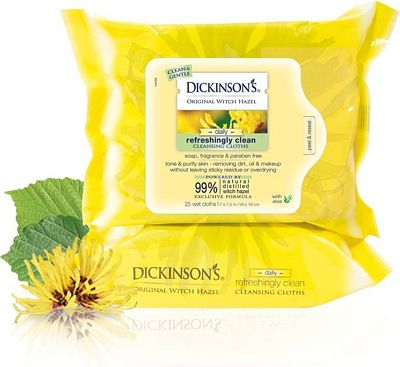 Purchase Dickinson's Refreshingly Clean Cleansing Cloths, 25 Count at Amazon.com