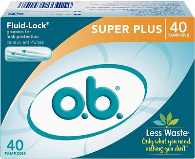 Purchase o.b. Applicator Free Digital Tampons, Super Plus - 40 Count, saSAXDS at Amazon.com