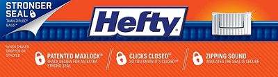Purchase Hefty Slider Storage Bags - Quart Size, 4 Boxes of 46 Bags (184 Total) at Amazon.com