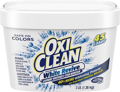 Purchase OxiClean White Revive Laundry Whitener + Stain Remover, 3 lbs. at Amazon.com