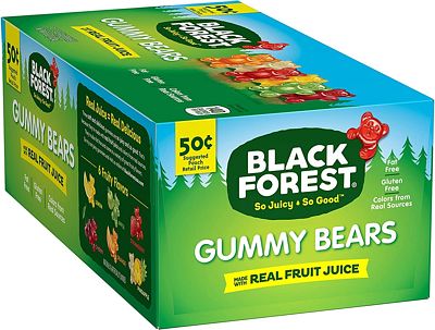 Purchase Black Forest Gummy Bears Candy, 1.5-Ounce Bag (Pack of 24) at Amazon.com