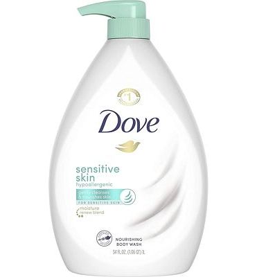 Purchase Dove Body Wash Pump, Sensitive Skin, 34 oz at Amazon.com
