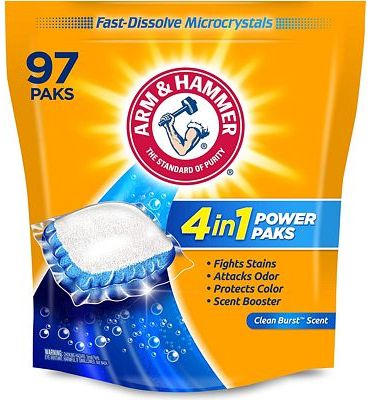 Purchase Arm & Hammer 2-in-1 Laundry Detergent Power Paks, 97 Count Pods at Amazon.com