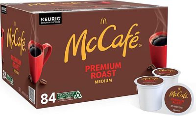 Purchase McCafe Premium Roast Keurig K Cup Coffee Pods, 84 Count at Amazon.com