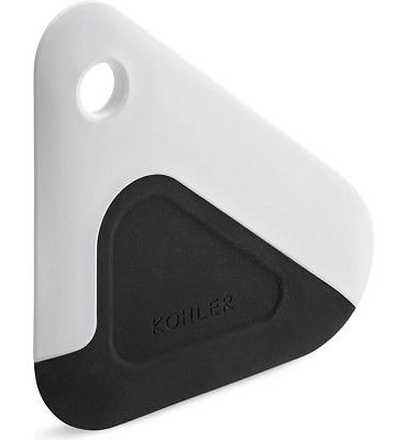 Purchase KOHLER Kitchen Pot and Pan Dish Scraper, Silicone and Nylon, Heat Resistant, White and Charcoal at Amazon.com