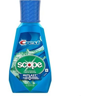 Purchase Crest Scope Outlast Mouthwash Long Lasting Peppermint at Amazon.com