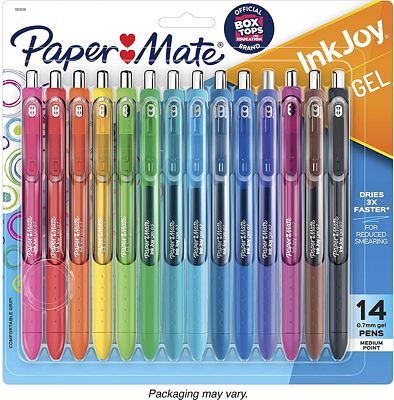 Purchase Paper Mate Gel Pens, InkJoy Pens, Medium Point, Assorted, 14 Count at Amazon.com