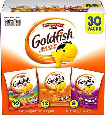 Purchase Pepperidge Farm, Goldfish, Crackers, Classic Mix, 29 oz, Variety Pack, Box, Snack Packs, Pack Of 30 at Amazon.com