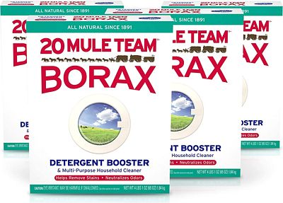 Purchase 20 Mule Team Borax Laundry Booster 65oz (Pack of 4) at Amazon.com