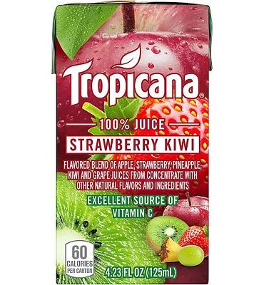 Purchase Tropicana 100% Juice Box, Strawberry Kiwi, 4.23oz, 44 Count at Amazon.com