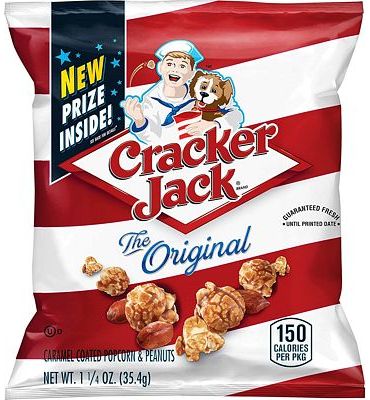 Purchase Cracker Jack Original Caramel Coated Popcorn & Peanuts, 1.25 Ounce Bags, 30 Count at Amazon.com