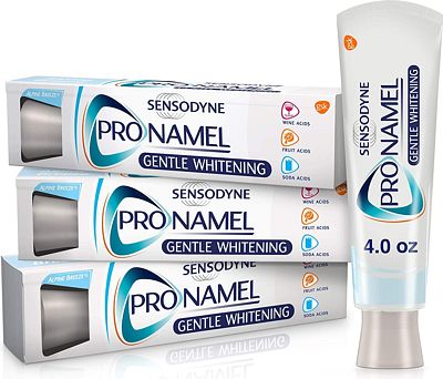 Purchase Sensodyne Pronamel Gentle Whitening, Sensitive Toothpaste, 4 oz (Pack of 3) at Amazon.com