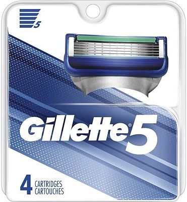 Purchase Gillette 5 Men's Razor Blade Refills, 4 Count at Amazon.com