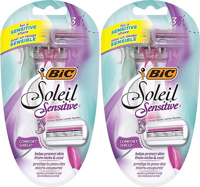 Purchase BIC Soleil Glow Women's Disposable Razor, 6 Count at Amazon.com