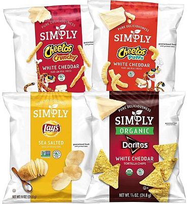 Purchase Simply Brand Organic Doritos Tortilla Chips, Cheetos Puffs, 36 Count at Amazon.com