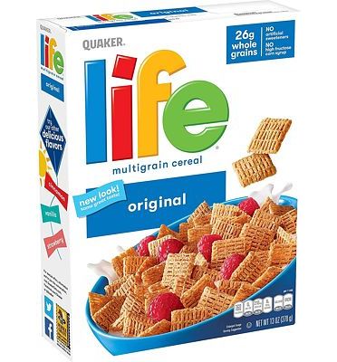 Purchase Life Breakfast Cereal, Original, 13oz Boxes (3 Pack) at Amazon.com