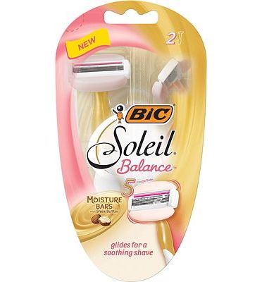 Purchase BIC Soleil Balance Women's 5-Blade Disposable Razor, 2-Count at Amazon.com
