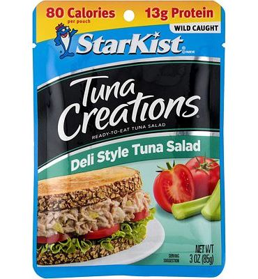 Purchase StarKist Tuna Creations Deli Style Tuna Salad - 3 oz Pouch (Pack of 12) at Amazon.com