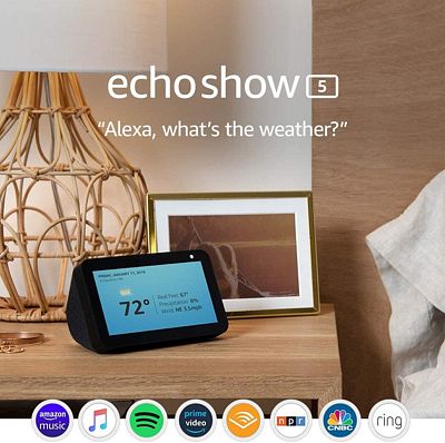 Purchase Echo Show 5 -- Compact smart display with Alexa - Charcoal at Amazon.com