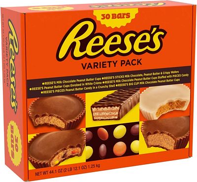 Purchase REESE'S Chocolate Peanut Butter Candy Variety Pack, 30 Count at Amazon.com