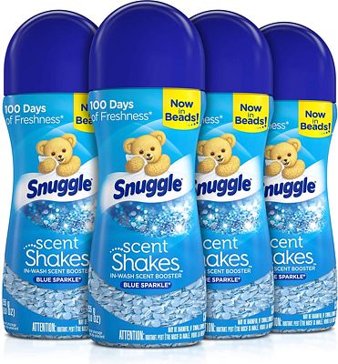 Purchase Snuggle Scent Shakes in-Wash Scent Booster Beads, Blue Sparkle, 9 oz, Pack of 4 at Amazon.com