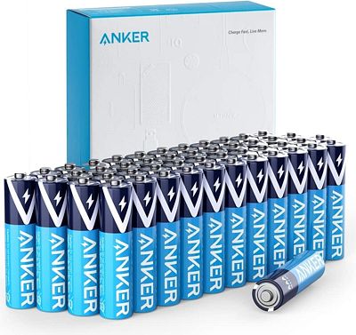 Purchase Anker Alkaline AAA Batteries, Long-Lasting & Leak-Proof with PowerLock Technology, High Capacity Triple A Batteries with Adaptive Power and Superior Safety (48-Pack) at Amazon.com