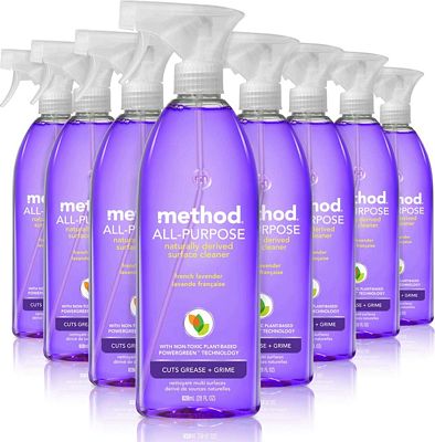 Purchase Method All Purpose Cleaner, French Lavender, 28 Ounce (Pack 8) at Amazon.com