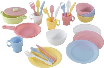 Purchase KidKraft 27pc Cookware Set - Pastel at Amazon.com