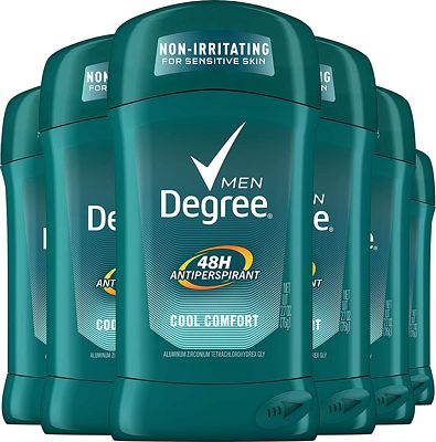 Purchase Degree Men Antiperspirant and Deodorant, Cool Comfort 2.7 oz(Pack of 6) at Amazon.com